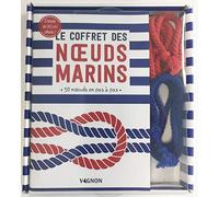 Le coffret des noeuds marins: 50 noeuds en pas à pas. Avec 2 bouts de 90 cm offerts ! (NAVIGATION VOILE)