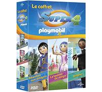 Le Coffret Super 4 (inspiré par Playmobil) : Attention aux dragons + Le tournoi de magie + Origines [Francia] [DVD]