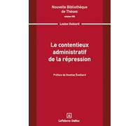 Le contentieux administratif de la répression