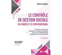 Le Contrôle De Gestion Sociale En France Et À Linternational (ebook)