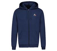 Le Coq Sportif Sudadera con cremallera y capucha. Talla S. Color Azul