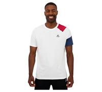 Le Coq Sportif Bat SP tee SS N°1 M Camiseta, Blanco, XL para Hombre