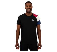 Le Coq Sportif Bat SP tee SS N°1 M Camiseta, Negro, L para Hombre