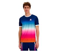 Le COQ Sportif - Camiseta contemporánea de fútbol SS N°2 - Manga Corta para Hombre para Entrenamiento y Partido, 100% poliéster Transpirable, Talla S - Degra