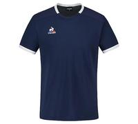 Le Coq Sportif Camiseta de Tenis SS N°5 M Dress Blues/New OPTI Optical White, M Hombre