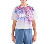 Le Coq Sportif - Camisetas - Tee SS N°2 M Écru All Over Milan - Talla XL - Blanco Blanco XL