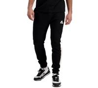 Le COQ Sportif Contemporain Pant N°1 - Pantalón para Hombre, 100% algodón, Ajustado y cómodo con cordón Ajustable, Talla L, Color Negro