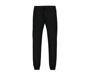 Le COQ Sportif ESS Pant Slim N°2 - Pantalón para Hombre de Doble Cara, 300 g, algodón, poliéster, Cintura elástica con cordón de Ajuste, 2 Bolsillos Italianos, Talla XXL, Color Negro