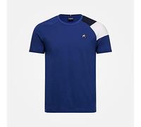 Le coq Sportif ESS tee SS N°10 M Camiseta, Hombre, N.O.W/Black/Gris Chine, XL