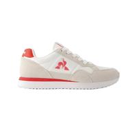 Le Coq Sportif Jet Star_2 Fiery, Zapatillas Unisex, Blanco óptico Rojo ardiente, 42 1/3 EU