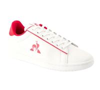Le Coq Sportif LCS Court Clean W Cereza, Zapatillas Mujer, Optical White Cherry, 40 EU