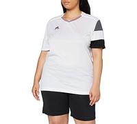Le Coq Sportif N°5 Maillot Match Premium SS M New Optic Camiseta, Mujer, New Optical White, XL