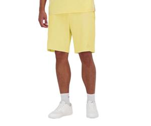 Le COQ Sportif - Pantalón Corto para Hombre, 100% algodón, Forro Interior Textil Exterior Textil, construcción Cosida para Resistencia al Desgaste Diario, Talla M, Amarillo 83