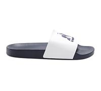 Le Coq Sportif Slide HF FEF Dress White/Blue, Zapatillas Unisex Adulto, 45 EU