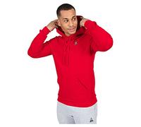 Le Coq Sportif Sudadera con Capucha ESS Hoody No 1 M para Hombre, Pur Rouge, L