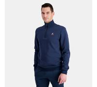 Le Coq Sportif Sudadera de cuello alto con media cremallera Essentiel. Talla S. Color Azul