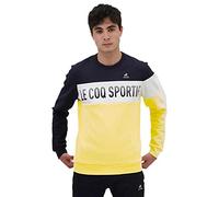 Le Coq Sportif Sweat 2 Crew Sweat N°1, Sky Capt./n.Opt.White/l.Zest, Large Hombre