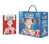Le corps humain: Puzzle prédécoupé de 200 pièces + 10 maxi pièces !