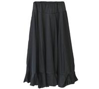 LE CÔTÉ CHIC Falda de Flamenco básica Color Negro para niña, Volante Inferior y elástico en la Cintura, Ropa Flamenca, Danza española y sevillanas, Tallas 2 a 12 (12)