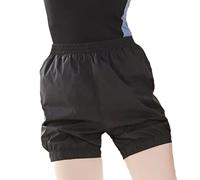 LE CÔTÉ CHIC Pantalones Cortos Efecto Sauna para Danza y Deporte, aislantes del frío, Holgados, elásticos, Colores Negro y Rosa (M, Negro)