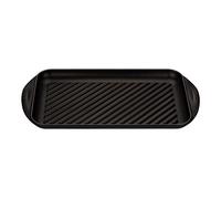LE CREUSET 20132400000460 - Parrilla Grill Extra Larga, 2,2 l, 10/12 Personas, 47 x 25 cm, Color Negro Mate