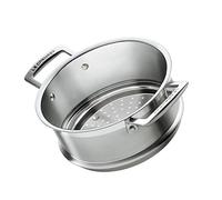 Le Creuset Accesorio de vapor, diámetro 20 cm, Acero inoxidable, Para ollas de diámetro 20 cm, Con asas, Metálico, 96202420000000