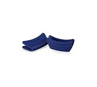 Le Creuset Agarradores, Set de 2, Silicona, Adaptable, Resistente al calor hasta 250 grados Celsius, Azure, 42813002200000