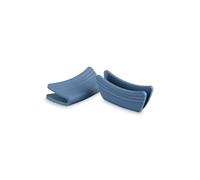 Le Creuset Agarradores, Set de 2, Silicona, Adaptable, Resistente al Calor hasta 250 Grados Celsius, Chambray, 42813004340000
