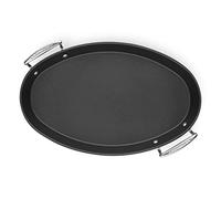 Le Creuset Bandeja oval antiadherente, para todas las fuentes de calor, incluso la inducción, aluminio, Negro/Plateado, 52105400010101