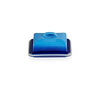 Le Creuset Bandeja para mantequilla de cerámica de gres, 17 cm, Azure, 70837172200000