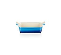 Le Creuset Bandeja rectangular Heritage de cerámica de gres, 19 cm, 1.1 L, Azure, 71102192200001