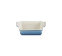 Le Creuset Bandeja rectangular Heritage de cerámica de gres, 19 cm, 1.1 L, Chambray, 71102194340001