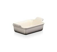 Le Creuset Bandeja rectangular Heritage de cerámica de gres, 19 cm, 1.1 L, Flint, 71102194440001