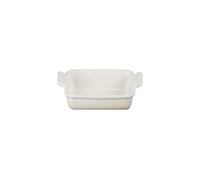 Le Creuset Bandeja rectangular Heritage de cerámica de gres, 19 cm, 1.1 L, Meringue, 71102197160001