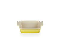 Le Creuset Bandeja rectangular Heritage de cerámica de gres, 19 cm, 1.1 L, Soleil, 71102194030001