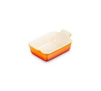 Le Creuset Bandeja rectangular Heritage de cerámica de gres, 19 cm, 1.1 L, Volcanico, 71102190900001