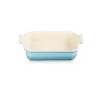 Le Creuset Bandeja rectangular Heritage de cerámica de gres, 26 cm, 2.4 L, Caribe, 71102261700001