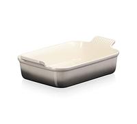 Le Creuset Bandeja rectangular Heritage de cerámica de gres, 26 cm, 2.4 L, Flint, 71102264440001