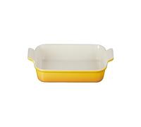 Le Creuset Bandeja rectangular Heritage de cerámica de gres, 26 cm, 2.4 L, Nectar, 71102266720001