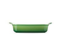 Le Creuset Bandeja rectangular Heritage de cerámica de gres, 32 cm, 4L, Bamboo, 71102324080001