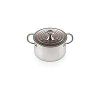 Le Creuset Cacerola alta con tapa de Acero Inoxidable Signature, 32 cm, 96600618000000