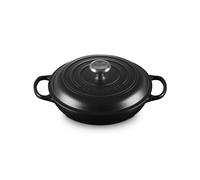 Le Creuset Cacerola baja de hierro fundido, 26 cm, 2, 2 L, Negro Mate, 21180260002430