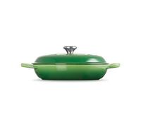 Le Creuset Cacerola baja de hierro fundido, 30 cm, 3,5 L, Bamboo