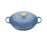 Le Creuset Cacerola baja de hierro fundido, 30 cm, 3, 5 L, Chambray, 21180304344441