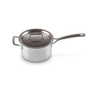 Le Creuset Cazo de acero inoxidable 3-Ply con tapa de 18 cm, 96200918001000