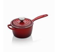 Le Creuset Cazo de hierro fundido, Redondo, diámetro16 cm, 1.2 L, Cereza, 21181160602430