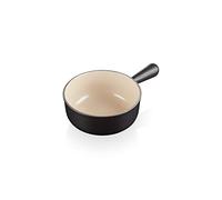 Le Creuset Cazo fondue de hierro fundido, 22 cm, Negro Mate, 20007220002460