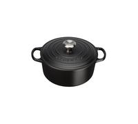 LE CREUSET Cazuela redonda Signature 24cm/4,2l (Negro) negro