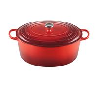 Le Creuset Colección Signature Cacerola ovales, Hierro Fundido, Rojo Cereza, 40 cm