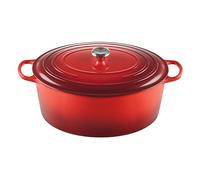 Le Creuset Colección Signature Cacerola ovales, Hierro Fundido, Rojo Cereza, 40 cm